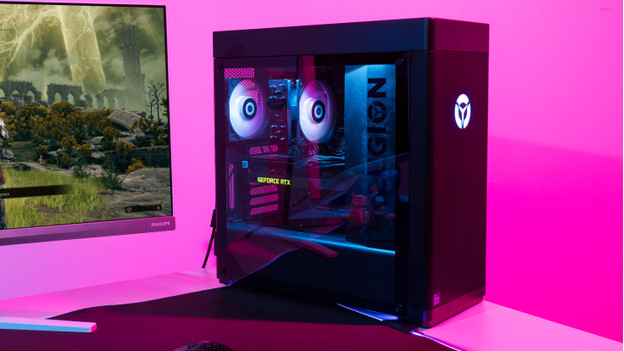 A gaming PC case.