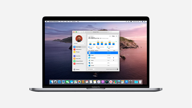 Screen time macOS 10.15 Catalina