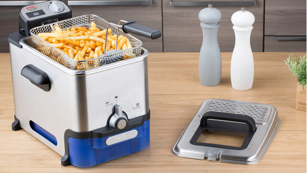deep fryer indoors