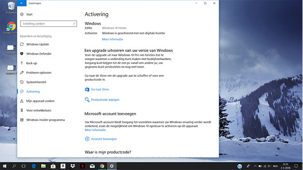 Activate Windows 10 Home.