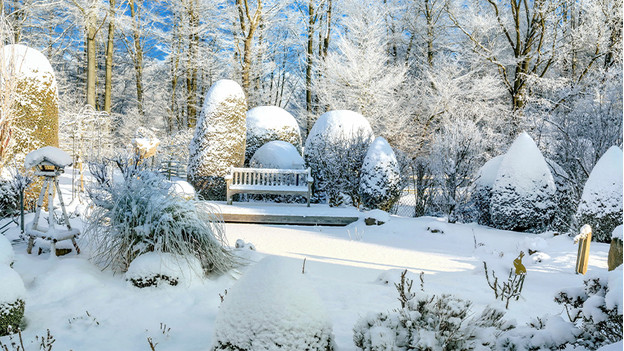 Mähroboter für den Winter