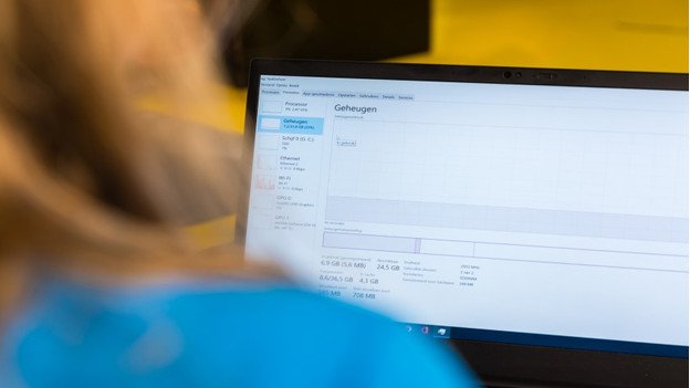 Experte schaut sich die RAM-Einstellungen an