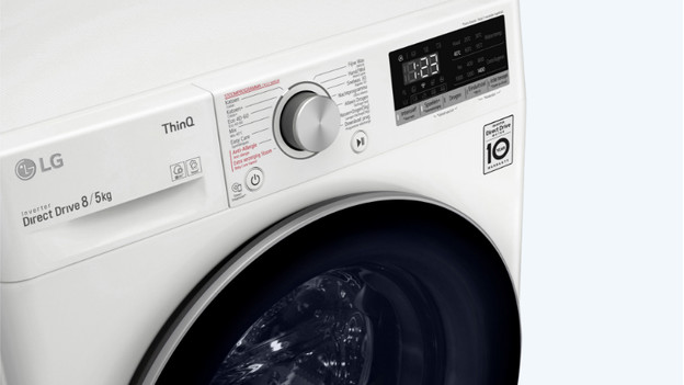 Load capacity washer dryer combination