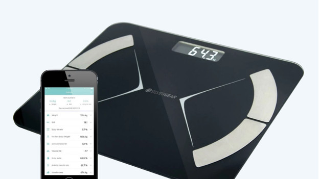 Fitdays BLUETOOTH STEP ON Smart Bluetooth Scale Body Fat Analyzer