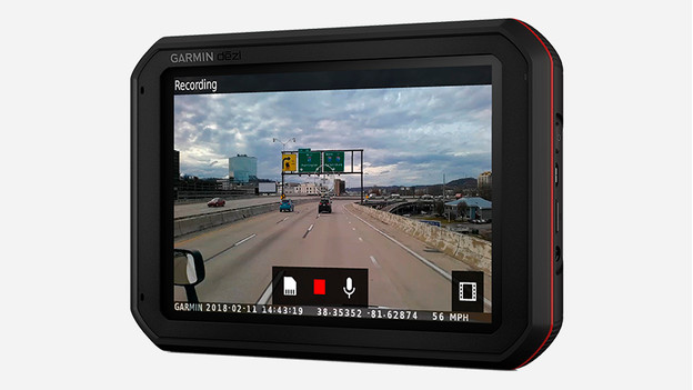 Built-in dash cam navigation system