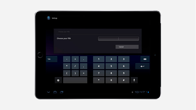 Kindersicherung Tablet