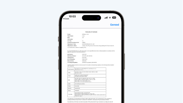 DJI C1-Label-Dokument Mavic 3