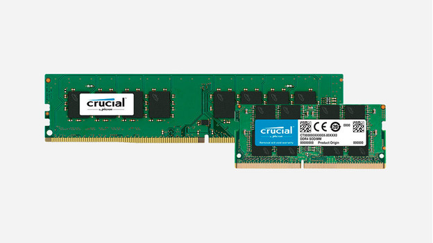 SODIMM form factor by Crucial, both mini and regular