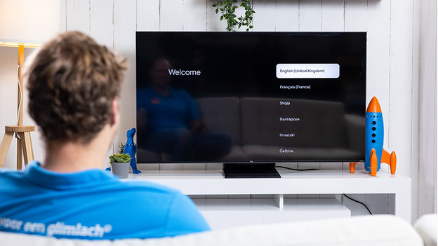 Select language and region