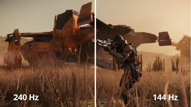 Gaming monitor 144Hz refresh rate refresh rate fast