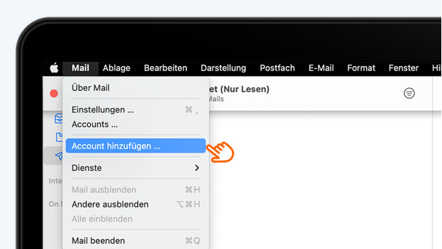 Apple Mail-Account hinzufügen