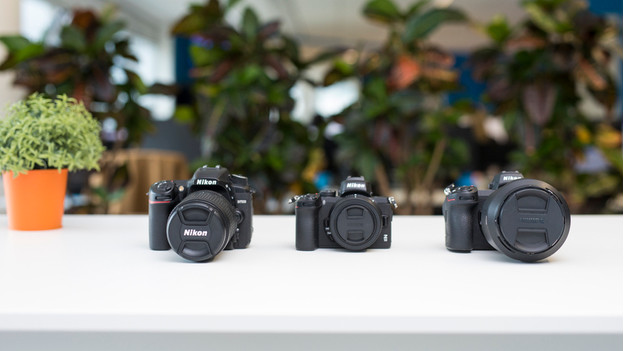 Mirrorless camera vs. SLR camera