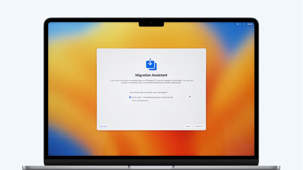 Kopiere Daten auf dieses MacBook