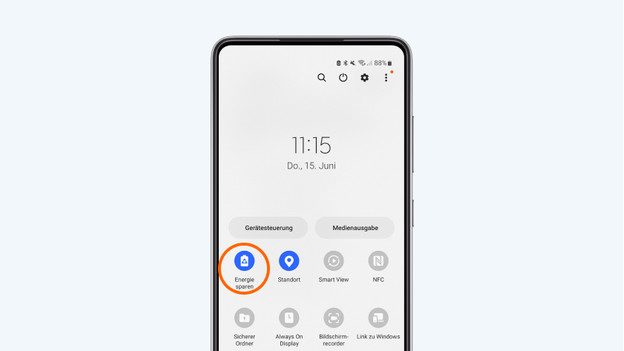 Energiesparmodus Android