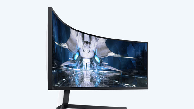 Curved monitor by Samsung