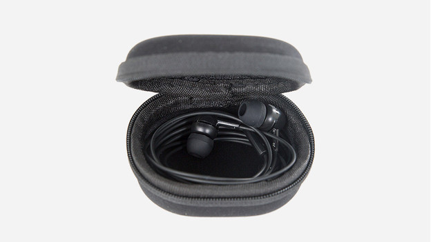 Earbuds in case