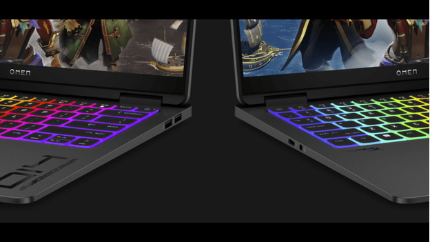 HP OMEN Transcend gaming laptops and lighting adjustable per key