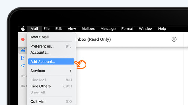 Apple Mail add account