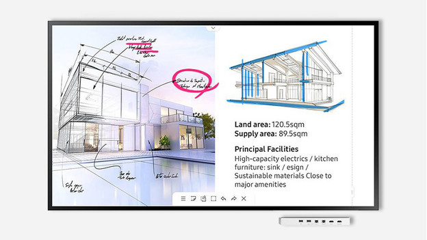 Großer Narrowcasting-Bildschirm