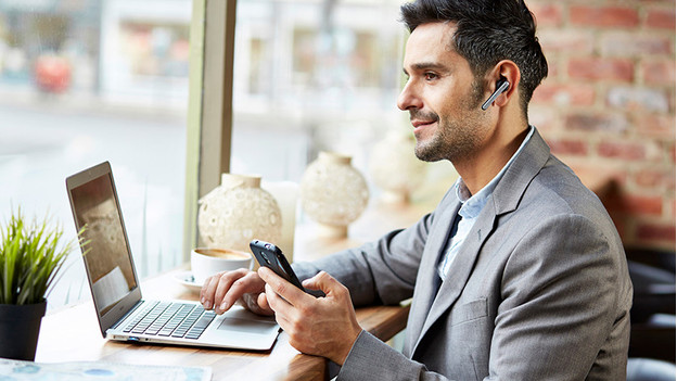 Musik mit dem Headset hören