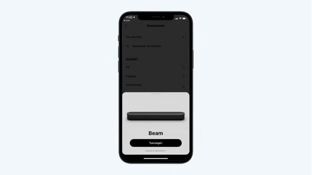 Sonos Beam-App