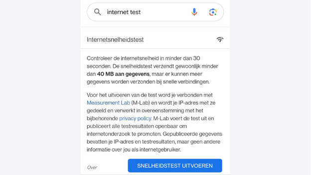 Internet Geschwindigkeitstest