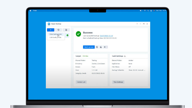 Sichere deine Dateien über Synology Hyper Backup