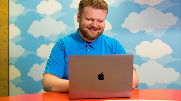 Arbeiten mit dem MacBook