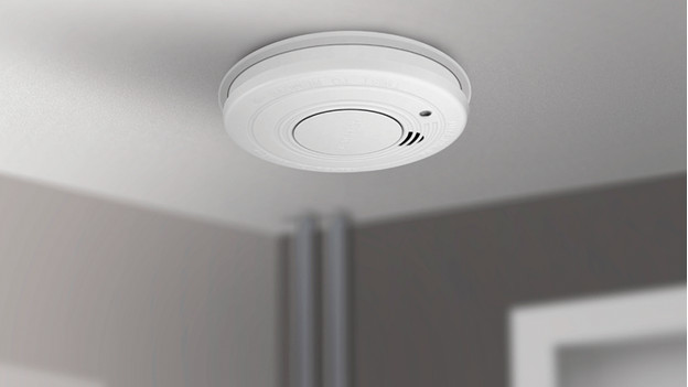 Audio signal smoke detector