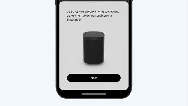 Sonos Installation abgeschlossen