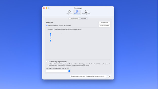 iMessage abmelden