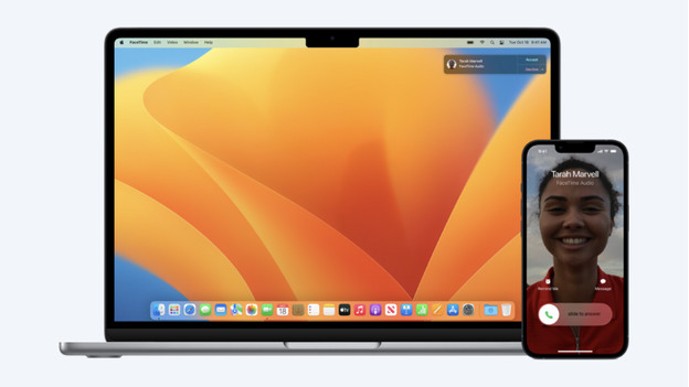 Apple iPhone Telefonat mit dem Apple MacBook annehmen