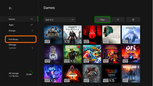 Games available on deals xbox series x