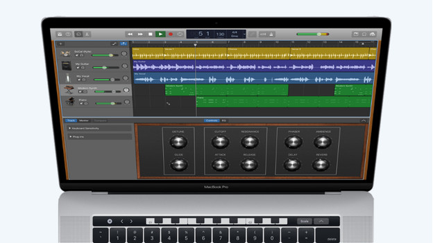 Garageband on Apple MacBook