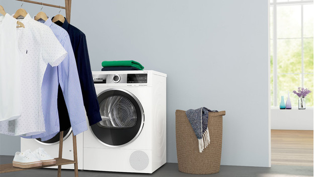 Bosch dryer with dress shirts