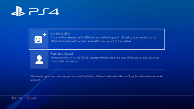 How to set up new ps4 shop account