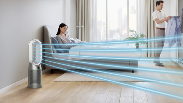 Dyson Luftreiniger im Schlafzimmer