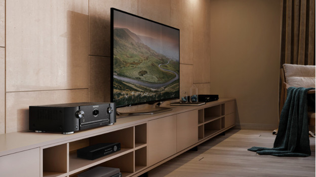 Ein für DLNA eingerichtetes Wohnzimmer