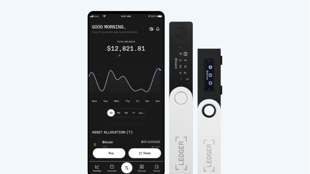 Ledger Live auf einem iPhone