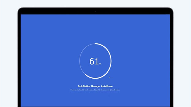 Loading time Synology DSM installation