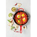 Le Creuset Round Skillet Frying Pan 23cm Cerise product in use