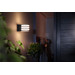 Philips Hue Lucca Wall Lamp White Outdoors product in use