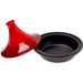 Le Creuset Tajine 31 cm Kirschrot unten