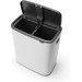 Brabantia Bo Touch Bin 2x 30L White detail