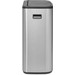 Brabantia Bo Touch Bin 2 x 30 Liter Edelstahl Fingerprint Proof + Müllbeutel (120 Stück) rechte seite