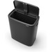 Brabantia Bo Touch Bin 60 Liter Matt Black detail