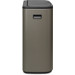 Brabantia Bo Touch Bin 60 Liter Platinum rechte seite