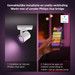 Philips Hue Argenta 1-spot White and Color White visual supplier