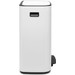 Brabantia Bo Pedal Bin 2 x 30 Liter Weiß + Müllbeutel (120 Stück) rechte seite