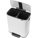 Brabantia Bo Pedal Bin 2x 30L White inside